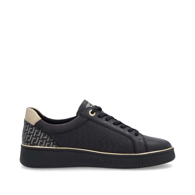 Remonte D2E00-03 Black Low-Top Womens Trainer