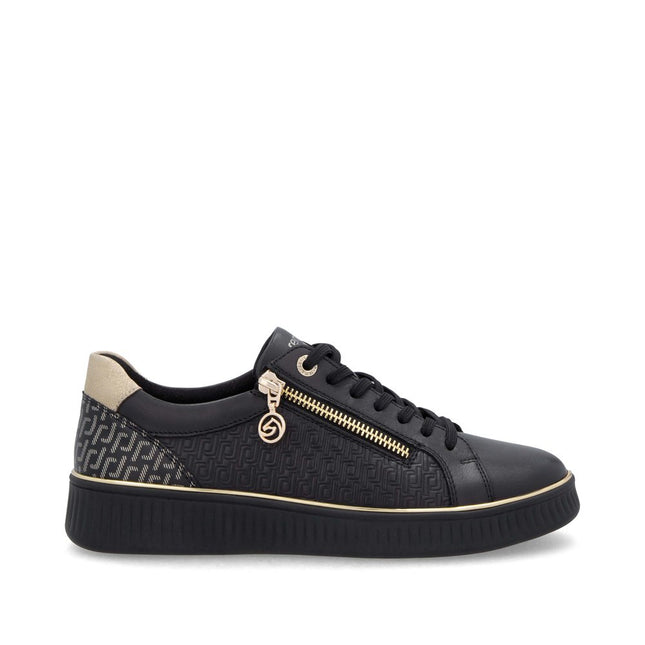Remonte D2E00-03 Black Low-Top Womens Trainer