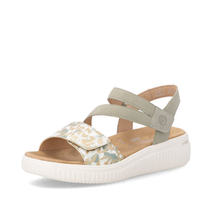 Remonte D3L51-52 Green Ladies Everyday Sandals