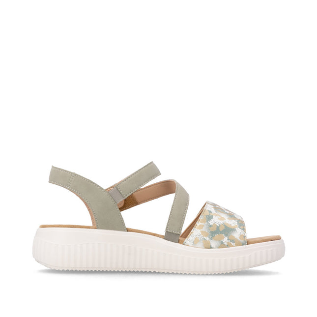 Remonte D3L51-52 Green Ladies Everyday Sandals
