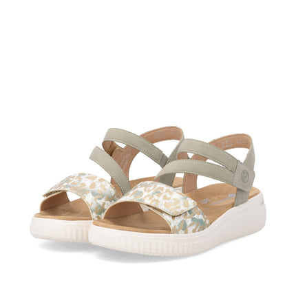 Remonte D3L51-52 Green Ladies Everyday Sandals