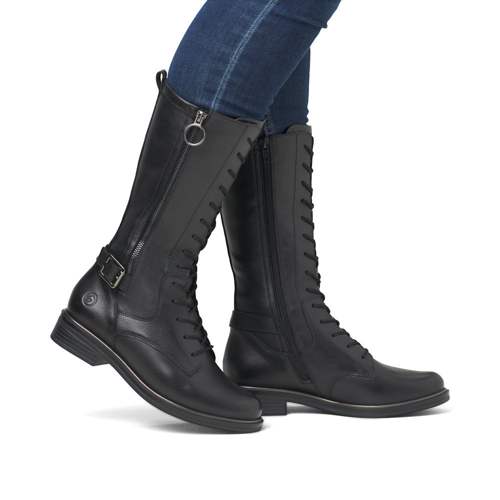 Remonte D8390 00 Black Central Shoes Limerick Kilrush
