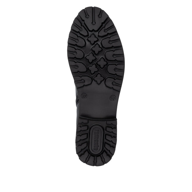 Remonte D8683-04 Black Ladies Casual Ankle Lace-Up Zip-Up Boots