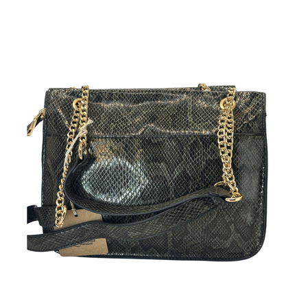 Concept Snake Print Crossbody Olive Green