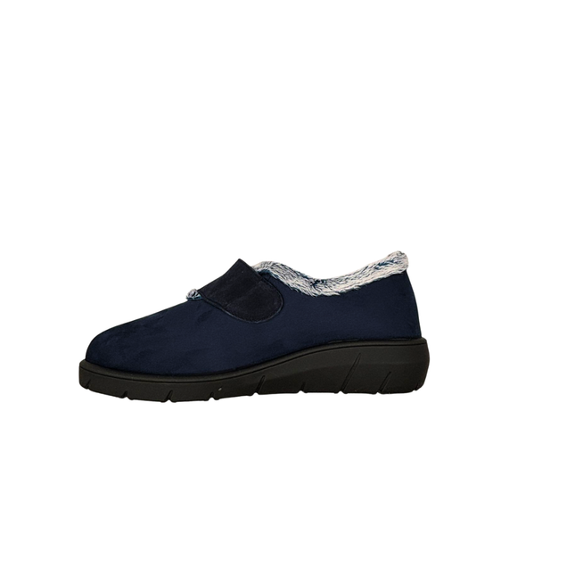 ROAL 14117 COPETE CON TRABA AITANA MARINO Ladies Navy Slippers