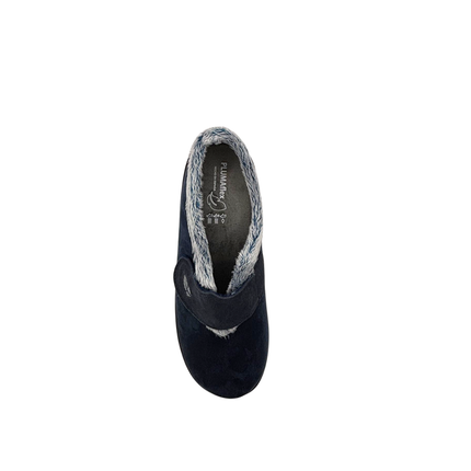 ROAL 14117 COPETE CON TRABA AITANA MARINO Ladies Navy Slippers