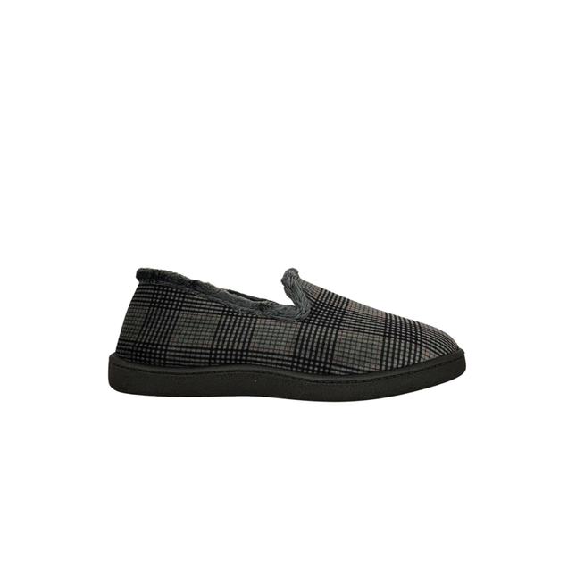 ROAL 12269 COPETE CUADRO TEXAS GRIS Mens Grey Slippers
