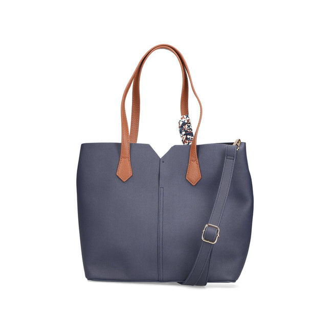 Rieker H1045-14 Blue Ladies Shopper Handbag