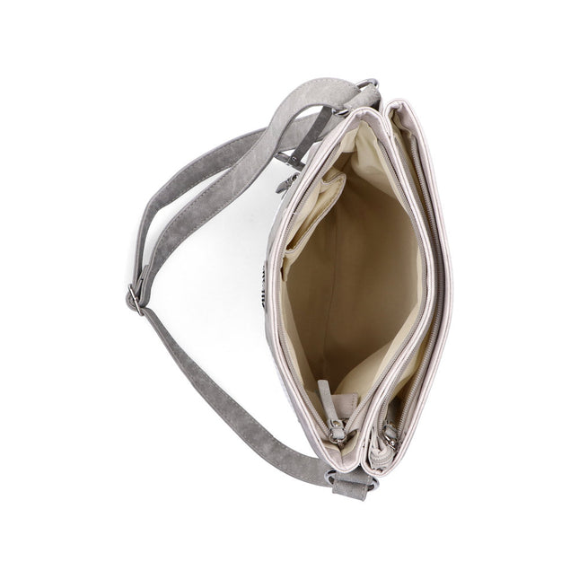Rieker H1346-40 Silver Ladies Cross Handbag