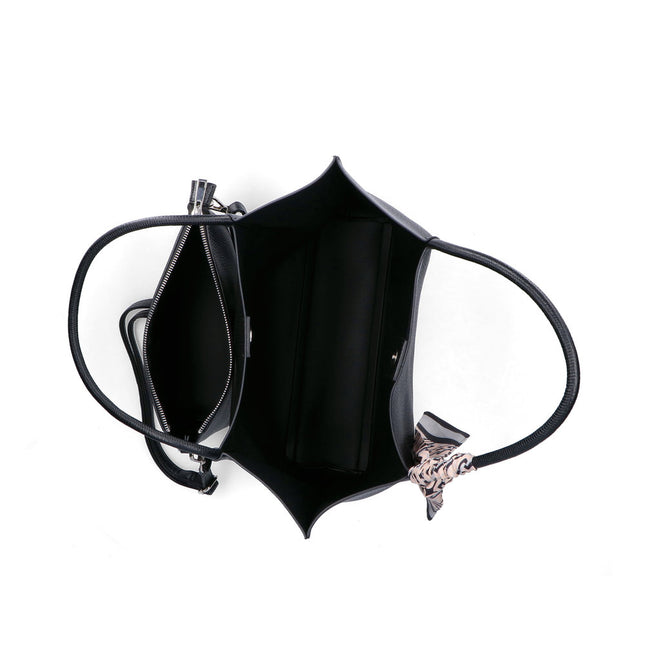 Rieker H1399-00 Black Ladies Shopper Handbag