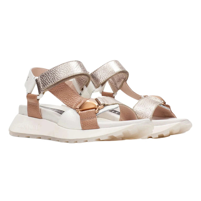 Hispanitas Bolero - V26 Almond Ladies Fashion Sandals CHV264807 Silver / White / Brown