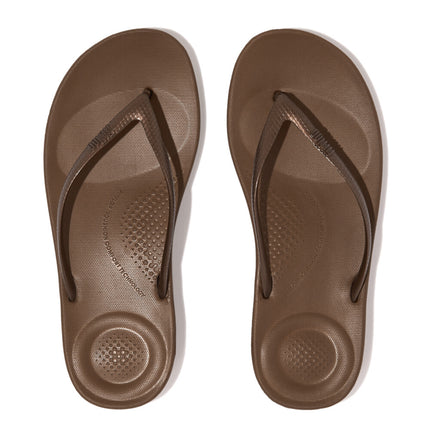 Fitflop IQUSHIONE E54-012 Bronze ERGONOMIC FLIP-FLOPS Ladies Sandals