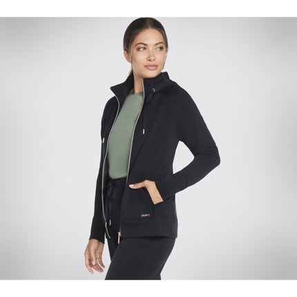 Skechers Skechluxe Elevate Hooded Jacket Black