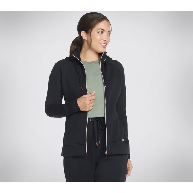 Skechers Skechluxe Elevate Hooded Jacket Black