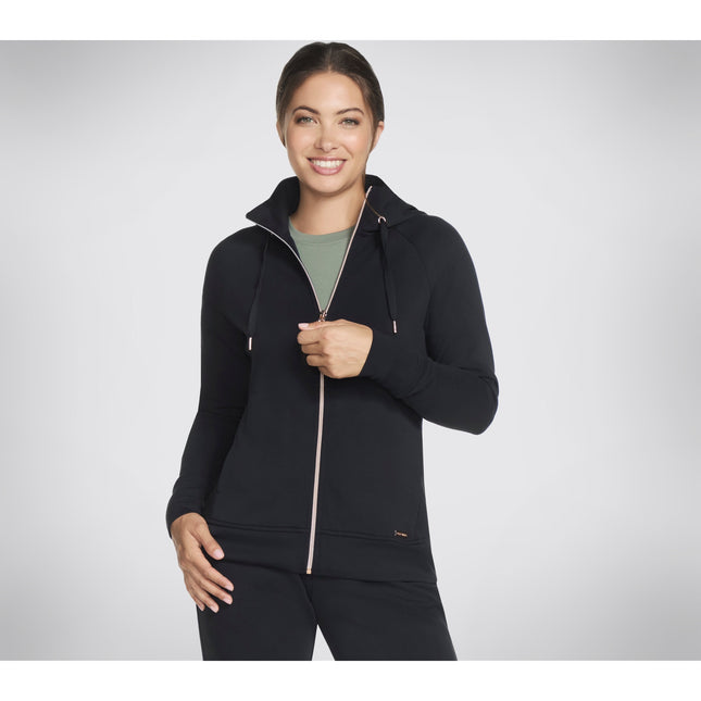 Skechers Skechluxe Elevate Hooded Jacket Black