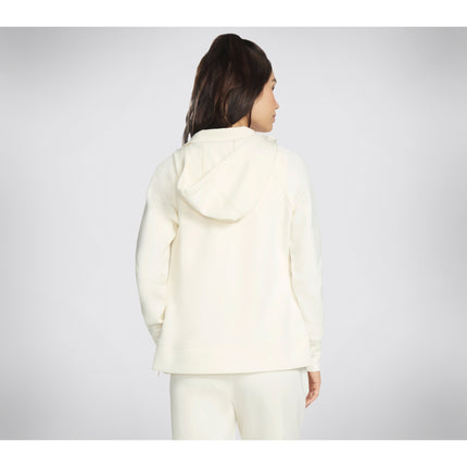 Skechers Skechluxe Elevate Hooded Jacket Off White