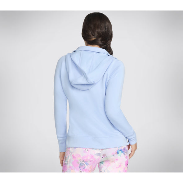 Skechers Skechluxe Elevate Hooded Jacket Light Blue