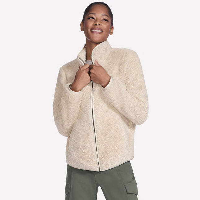 Skechers JA218 Skech-Sherpa Jacket Cream