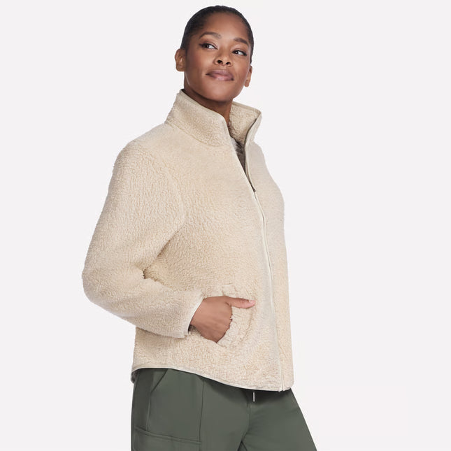 Skechers JA218 Skech-Sherpa Jacket Cream