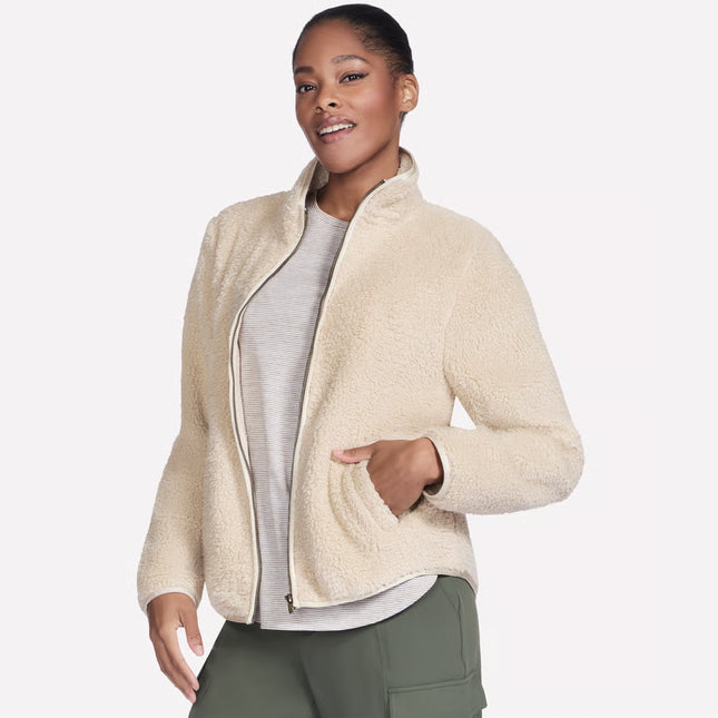Skechers JA218 Skech-Sherpa Jacket Cream