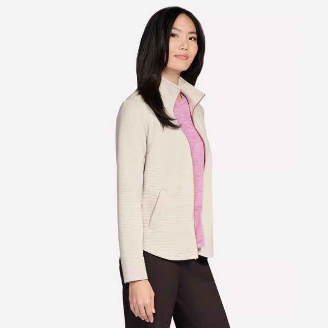 Skechers JA78 The Go Walk Shine Jacket Off White