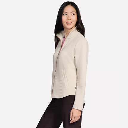 Skechers JA78 The Go Walk Shine Jacket Off White