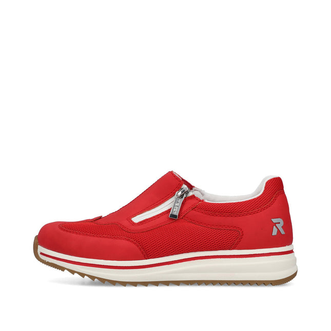 Rieker L5854-33 Red Ladies Trainers