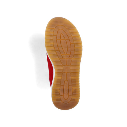Rieker L5854-33 Red Ladies Trainers