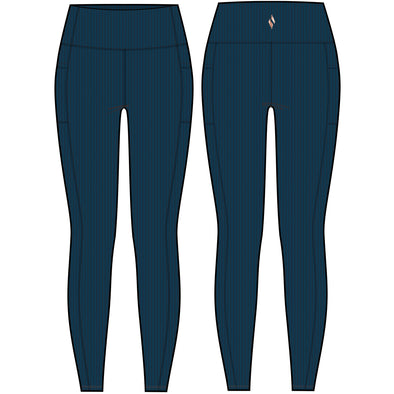 Skechers LG2 GoFlex Rib FL HW Leggings TLNV Teal