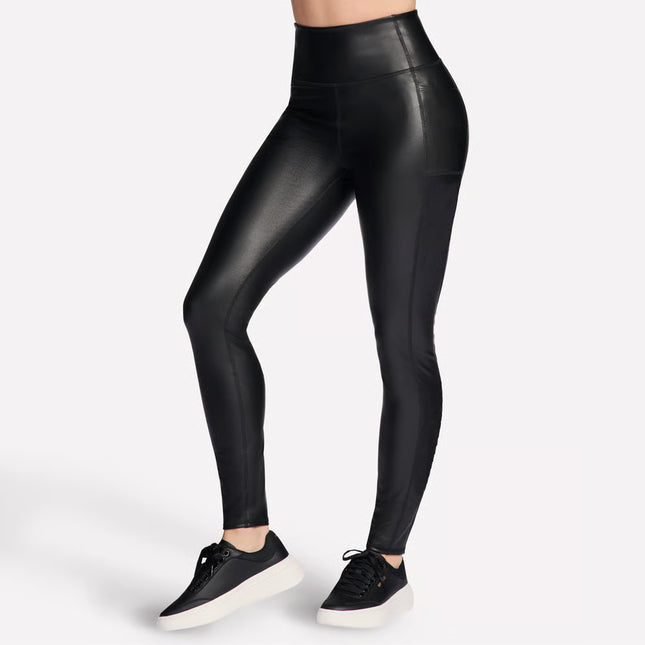 Skechers LG57 Go Walk Full Length High-Waisted Sleek Legging Black