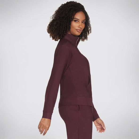 Skechers Goluxe Rib 1/4 Zip BUPK