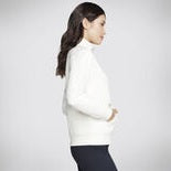 Skechers GoLuxe Rib 1/4 Zip Off White