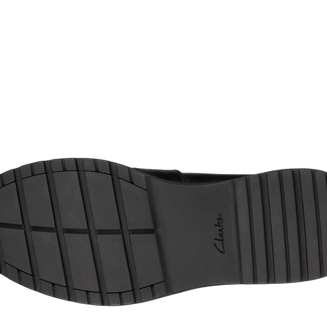 Clarks LoxhamBrogue Black Patent - Standard Width