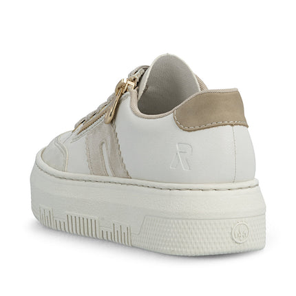 Rieker M1912-80 White Ladies Trainers