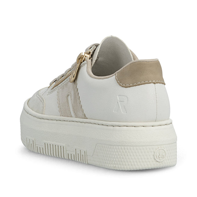 Rieker M1912-80 White Ladies Trainers