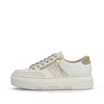 Rieker M1912-80 White Ladies Trainers