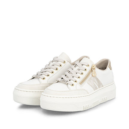 Rieker M1912-80 White Ladies Trainers