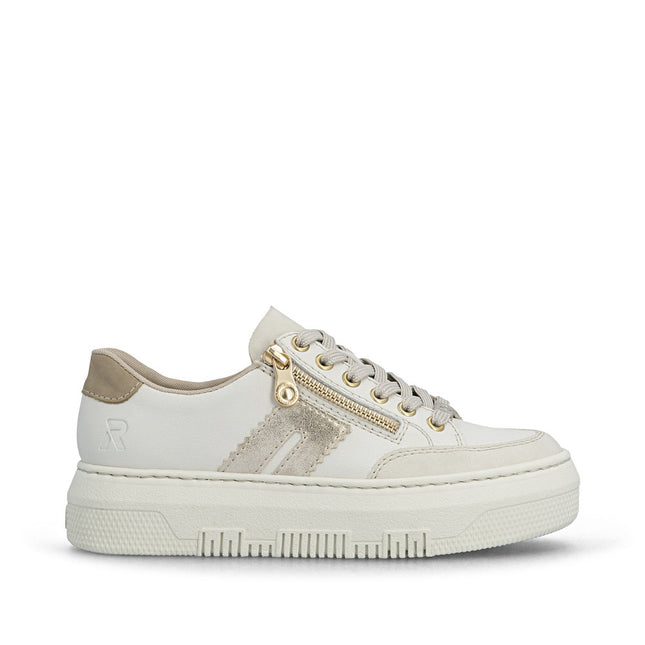 Rieker M1912-80 White Ladies Trainers