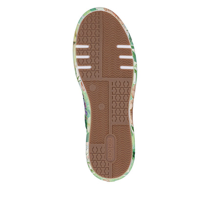 Rieker M7711-91 Green Ladies Trainers