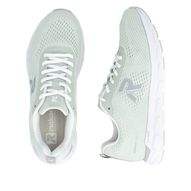 Rieker M9006-52 Green Ladies Trainers