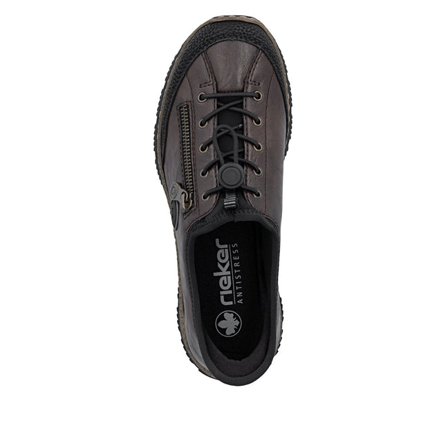 Rieker N3267-25 Brown Ladies Casual Slip-In Shoes