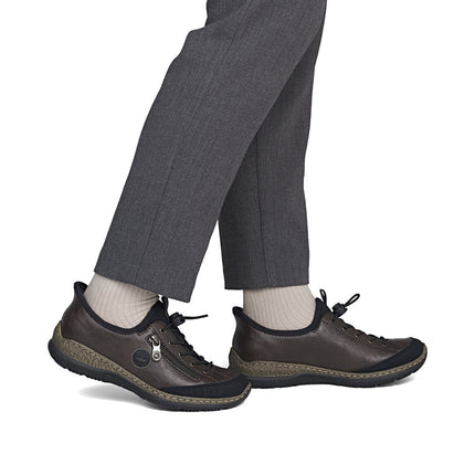 Rieker N3267-25 Brown Ladies Casual Slip-In Shoes