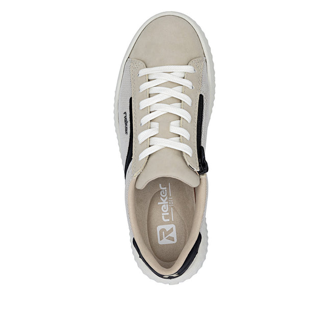 Rieker N9900-60 Beige Ladies Trainers