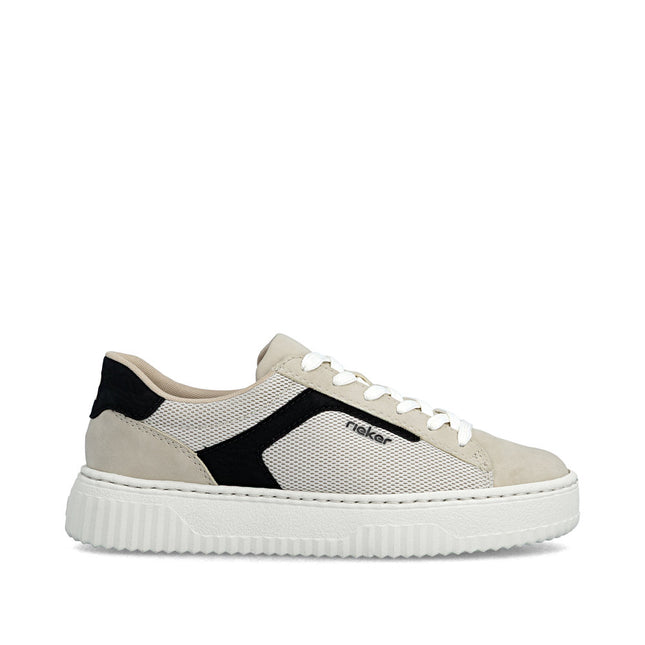 Rieker N9900-60 Beige Ladies Trainers