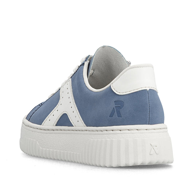 Rieker N9920-14 Blue Ladies Trainers