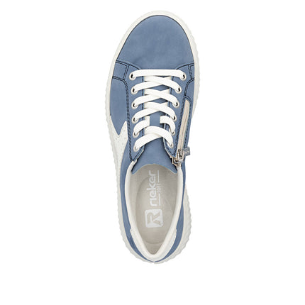 Rieker N9920-14 Blue Ladies Trainers