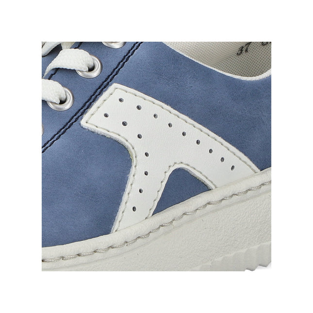 Rieker N9920-14 Blue Ladies Trainers