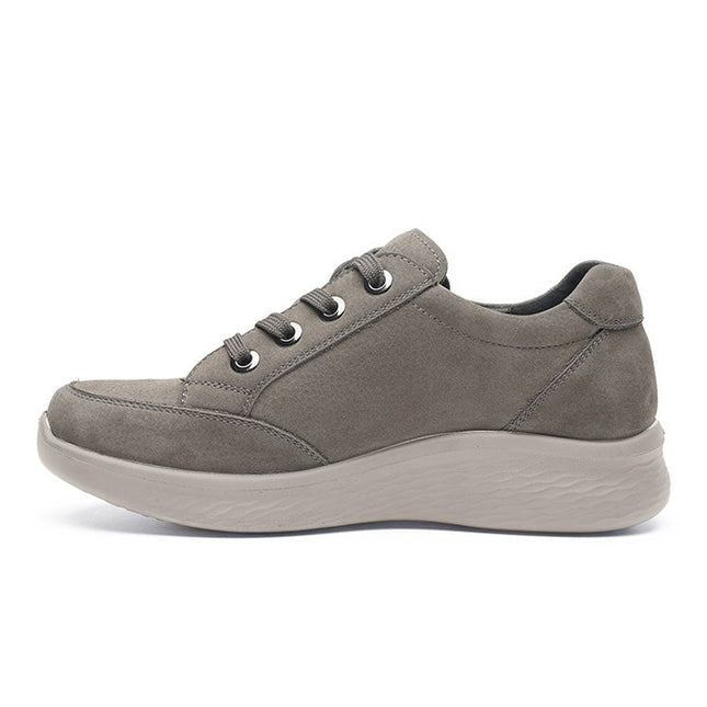 G Comfort P-811G Grey Wide Fit Trainers