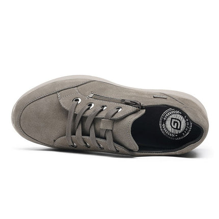 G Comfort P-811G Grey Wide Fit Trainers