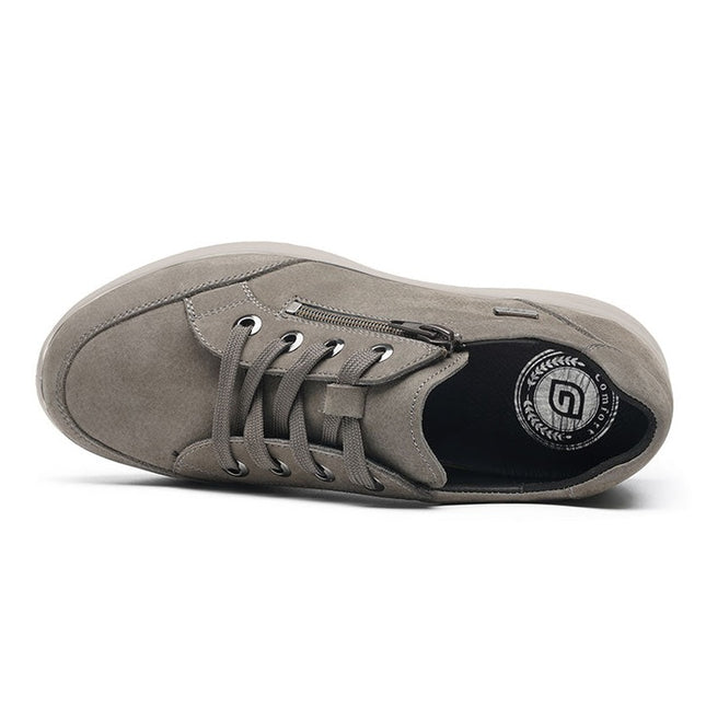 G Comfort P-811G Grey Wide Fit Trainers